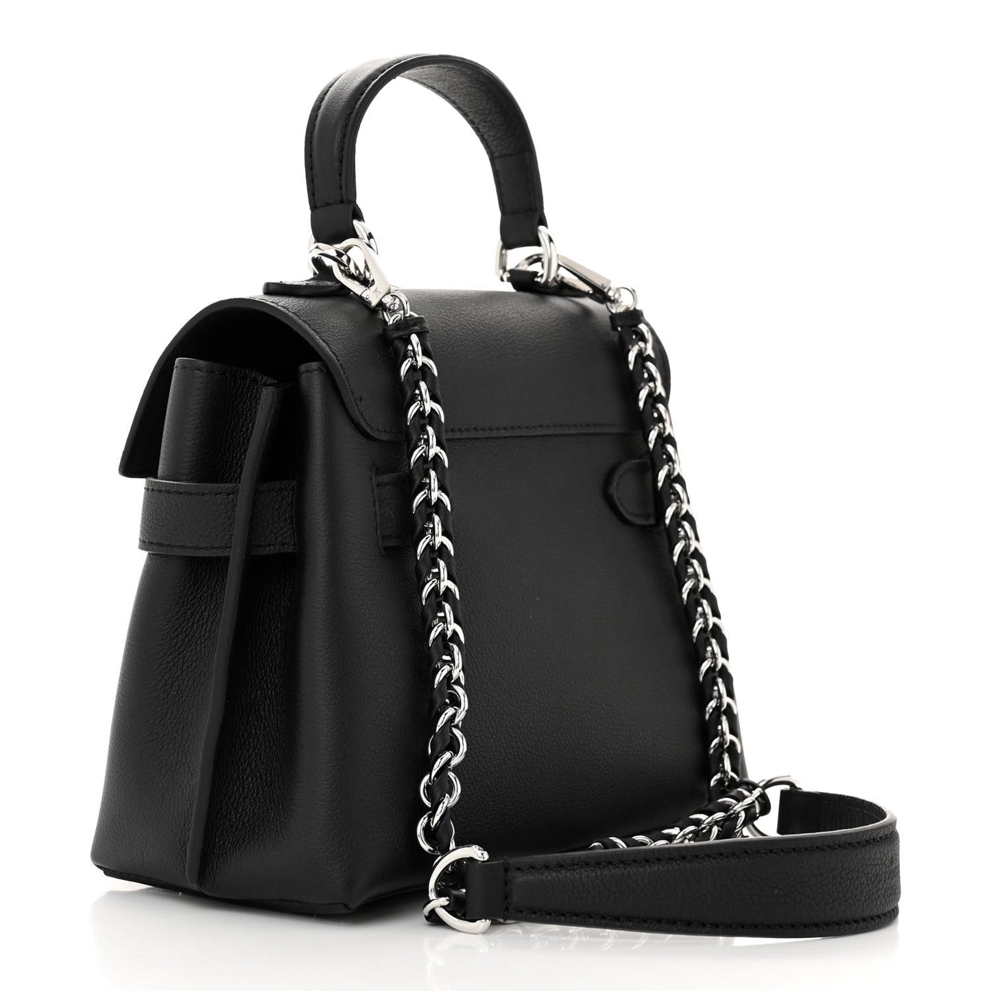 Calfskin Lockme Ever Mini Black