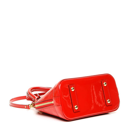 Louis Vuitton Vernis Alma BB Cherry 4 of 7