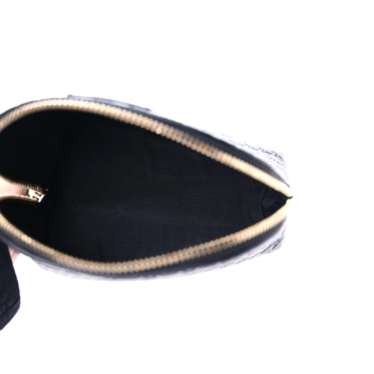 Microguccissima GG Cosmetic Case Black