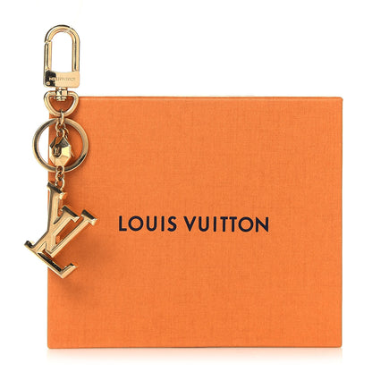 Louis Vuitton LV Facettes Bag Charm Key Holder Gold 5 of 5