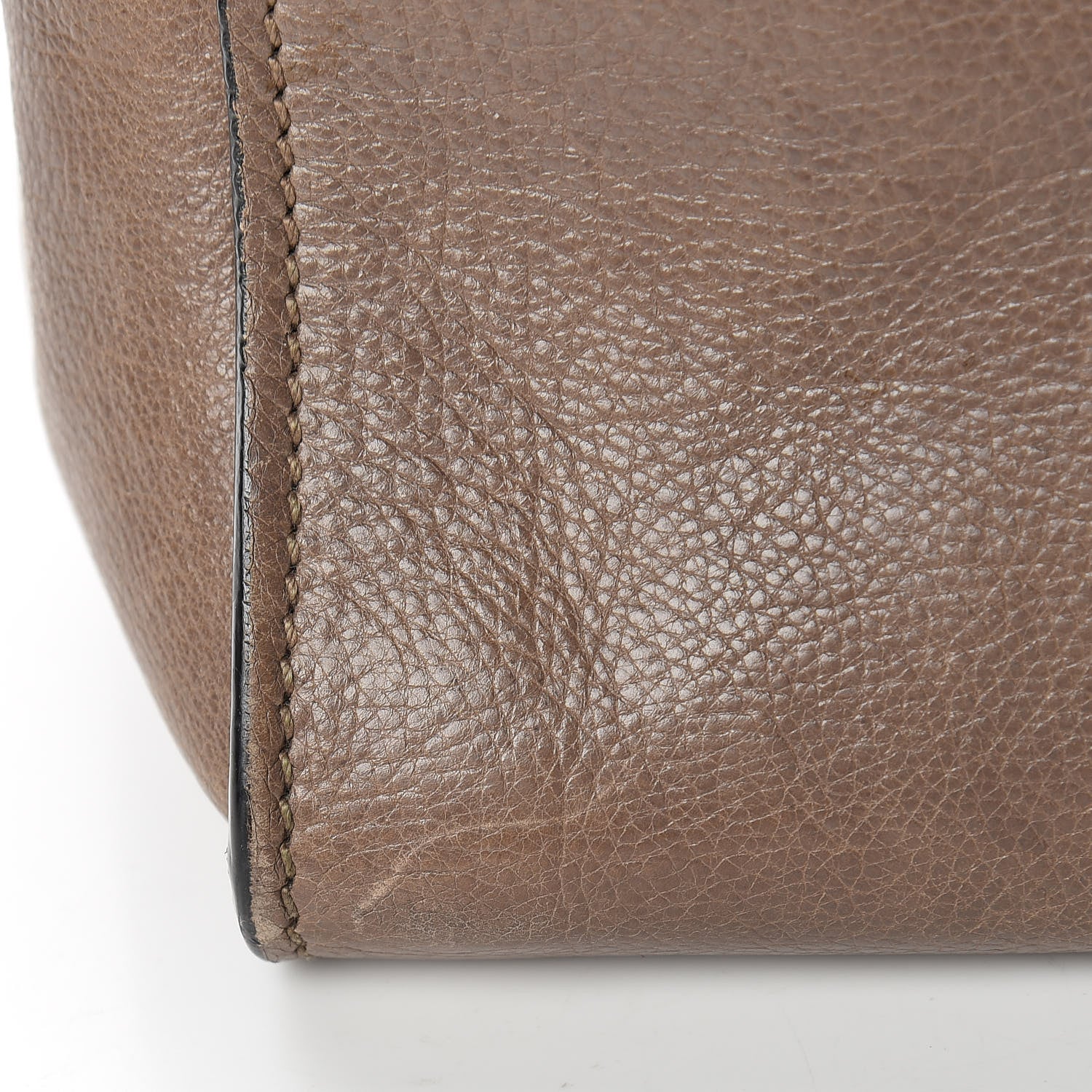 Prada Glace Calf Twin Pocket Tote Bambu 16 of 21