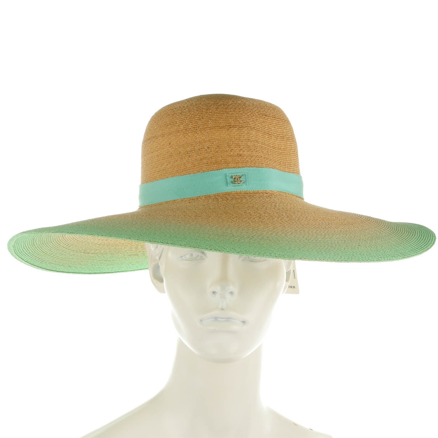 Chanel Straw CC Floppy Hat M Beige 2 of 6