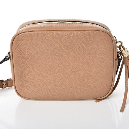 Gucci Pebbled Calfskin Small Soho Disco Bag Camelia 9 of 10