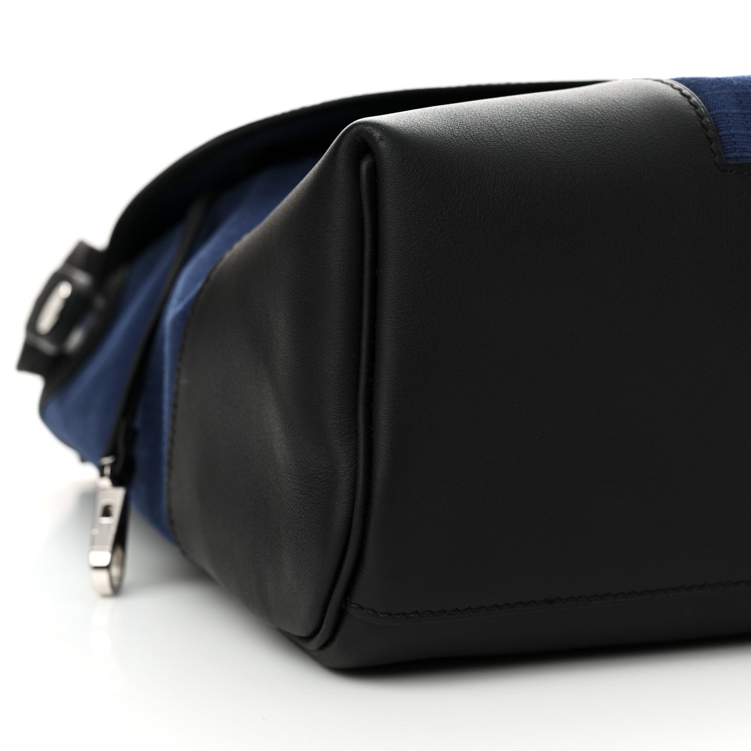 Hermes Bivoac Canvas Swift Allback Messenger Bag Bleu Saphir Black 9 of 10