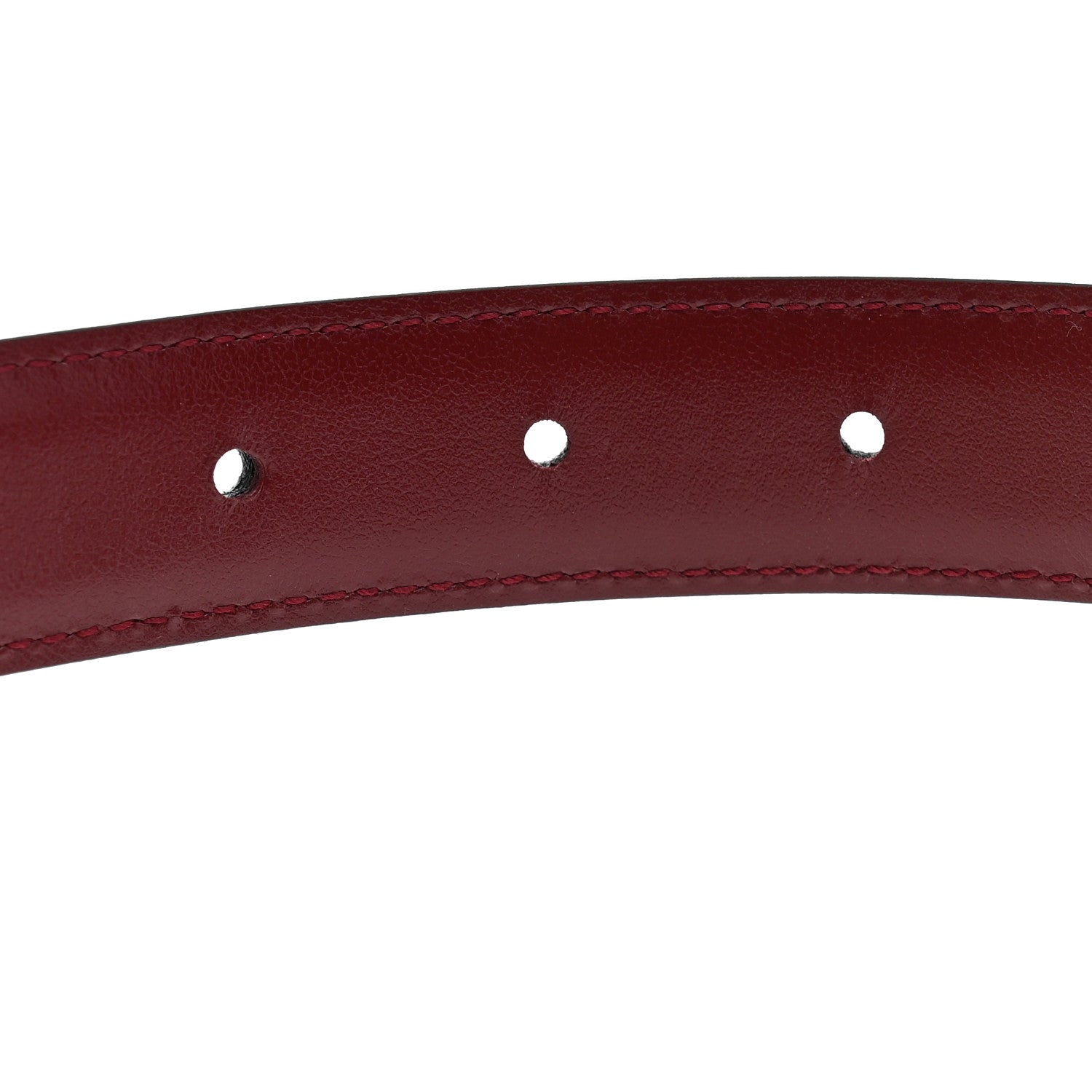 Chanel Crocodile Embossed Calfskin Belt 80 32 Dark Grey 3 of 6