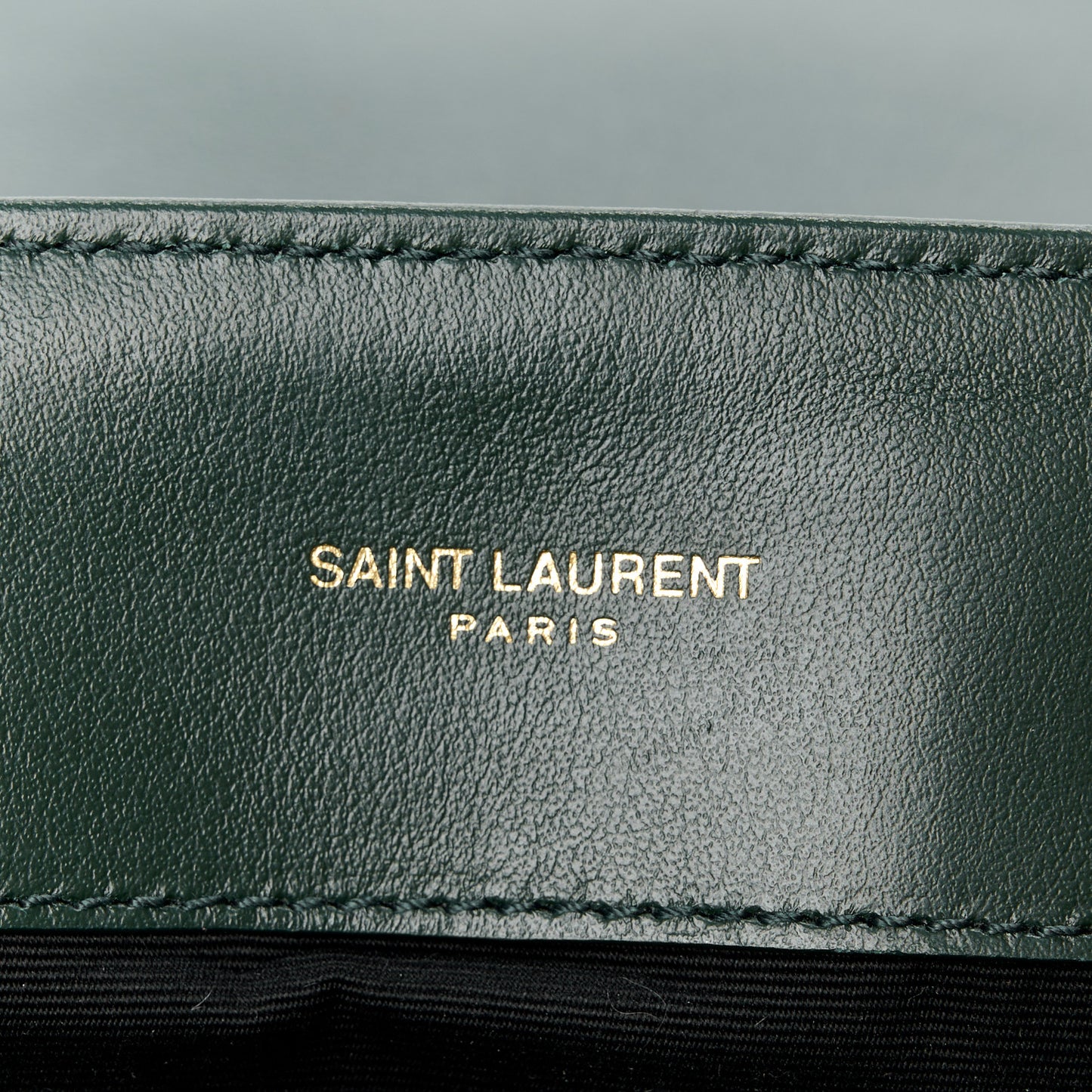 Calfskin Y Quilted Monogram Medium Loulou Chain Satchel Olive