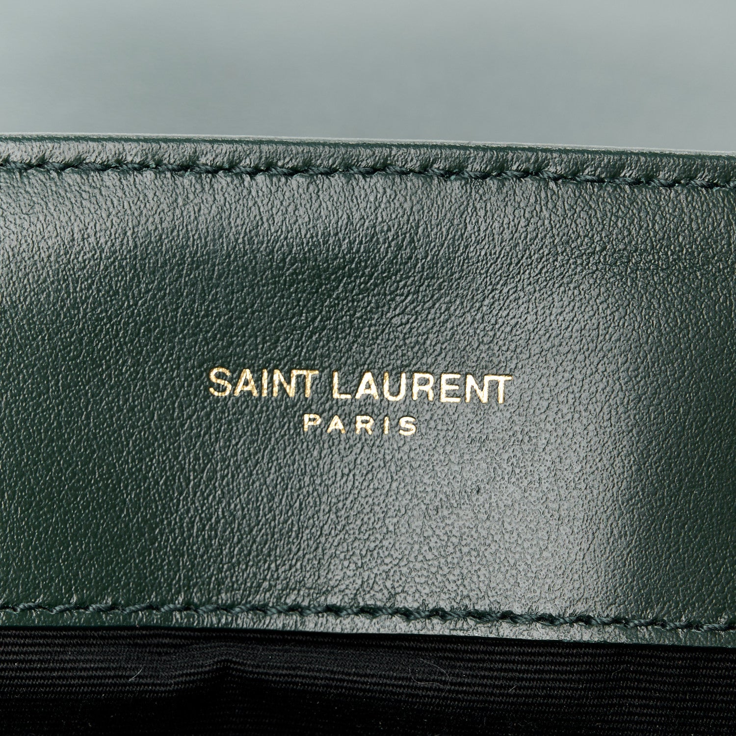 Saint Laurent Calfskin Y Quilted Monogram Medium Loulou Chain Satchel Olive 6 of 11