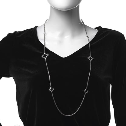 David Yurman Sterling Silver 25mm Quatrefoil Chain Necklace 2 of 4