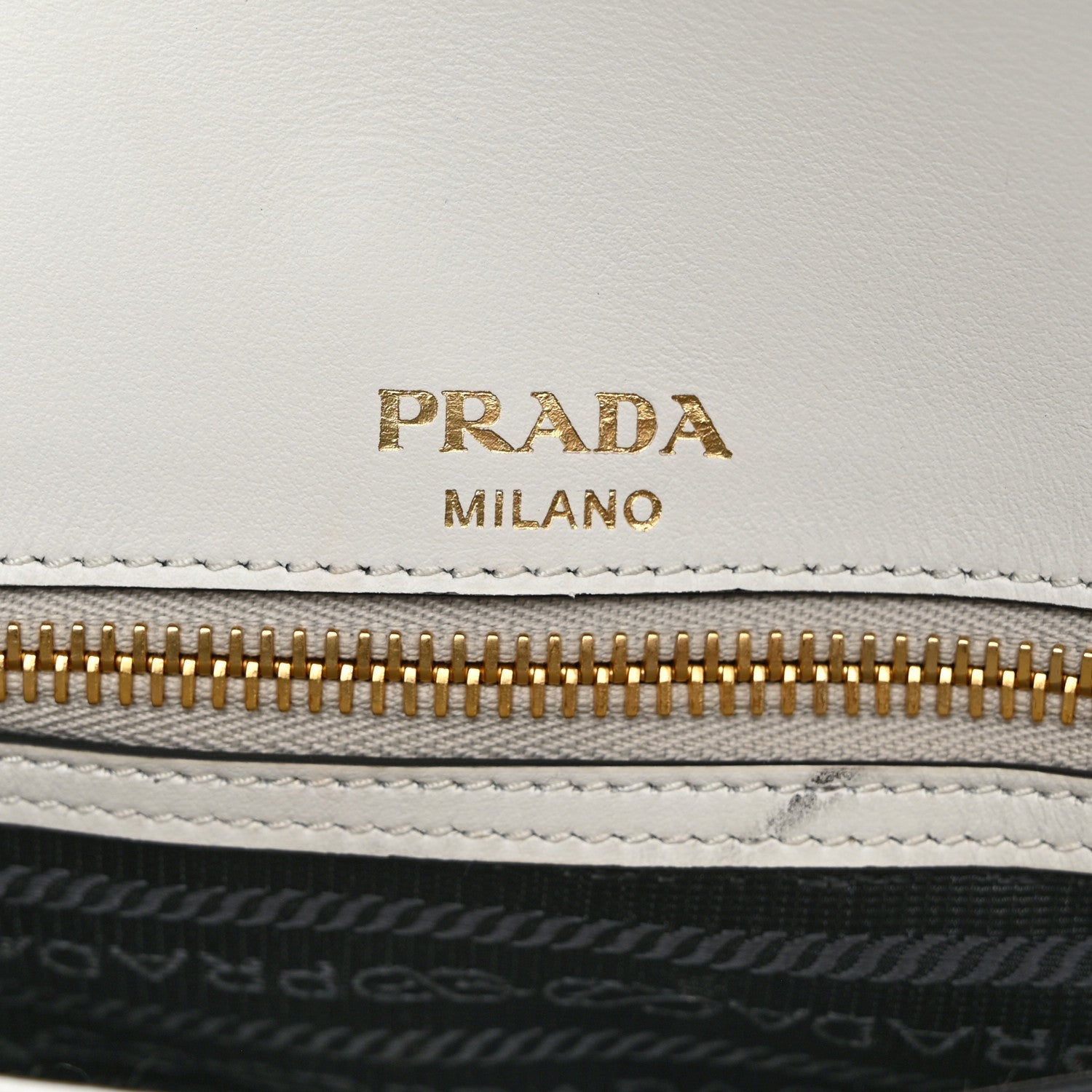 Prada Saffiano Flap Shoulder Bag White 6 of 12