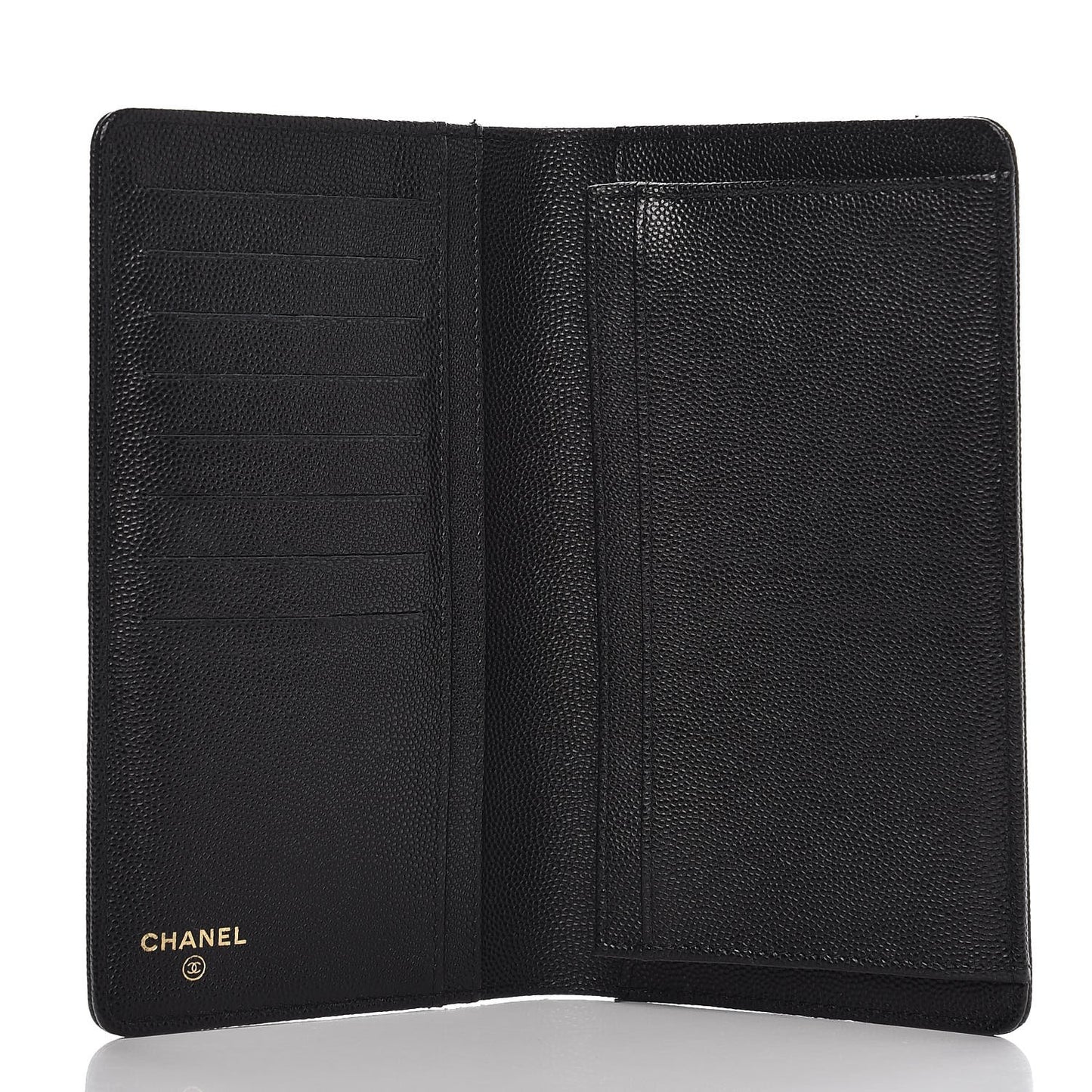 Caviar Stich Timeless CC Yen Wallet Black