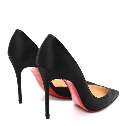 Christian Louboutin Satin Iriza 100 Pumps 36.5 Black 5 of 10