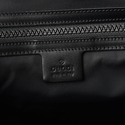 Gucci Techno Canvas Web Double Buckle Backpack Black 5 of 9