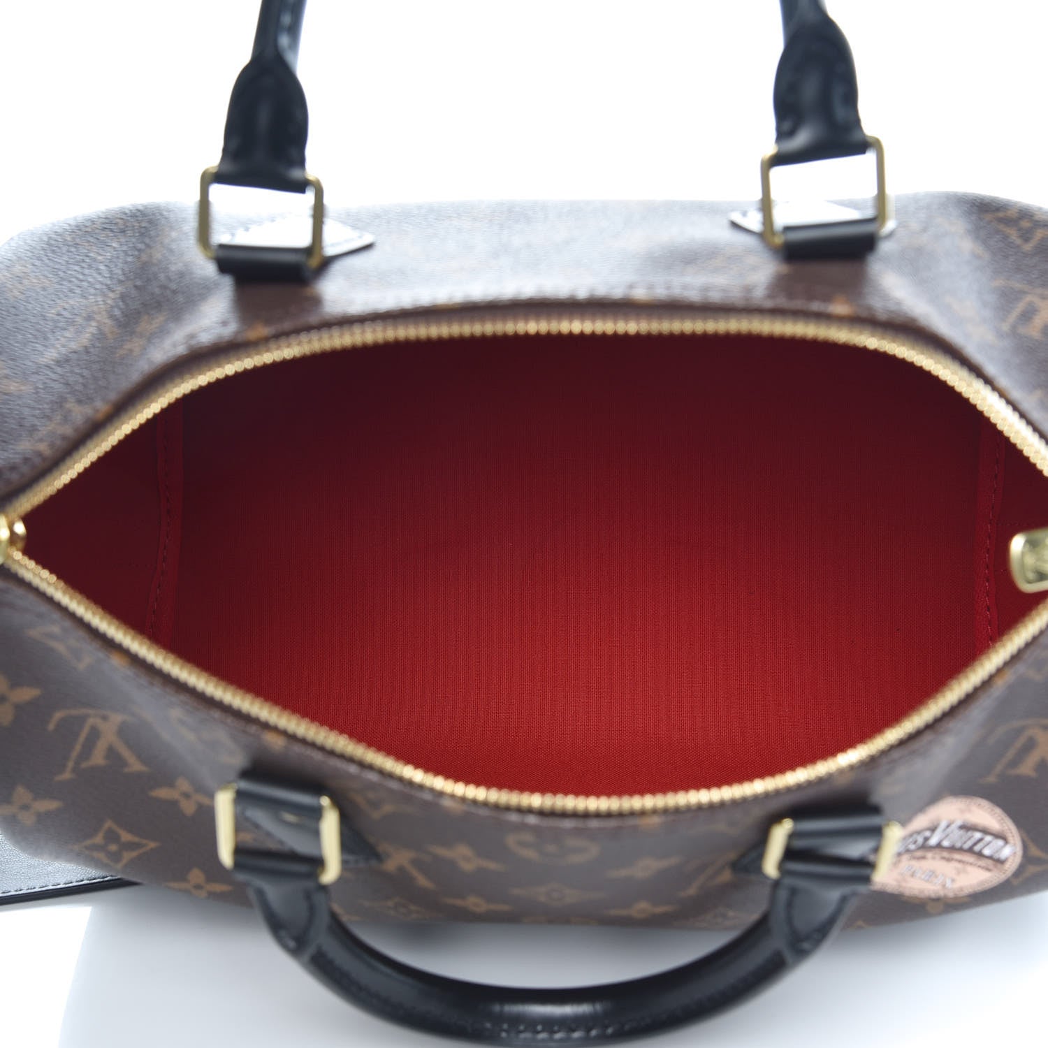 Louis Vuitton Monogram My World Tour Speedy Bandouliere 30 Black 5 of 9