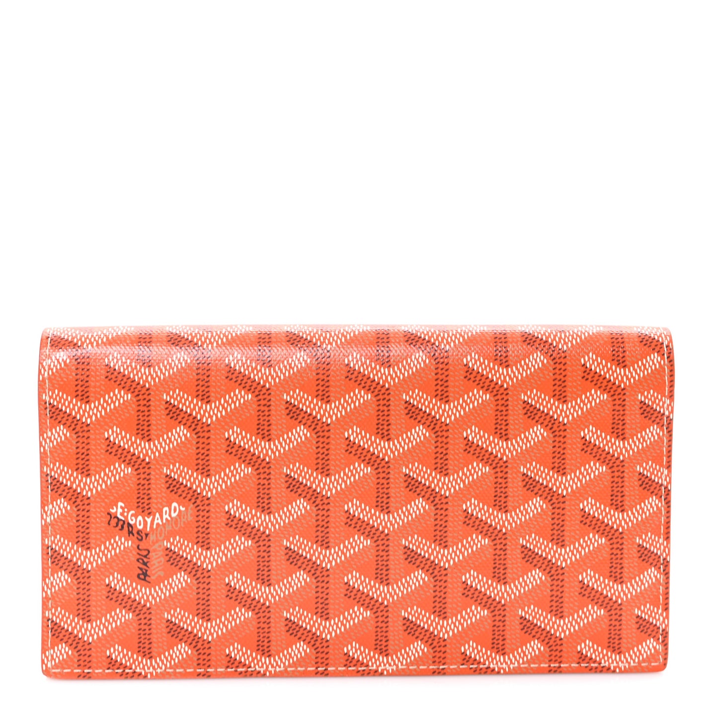 Goyardine Richelieu Wallet Orange