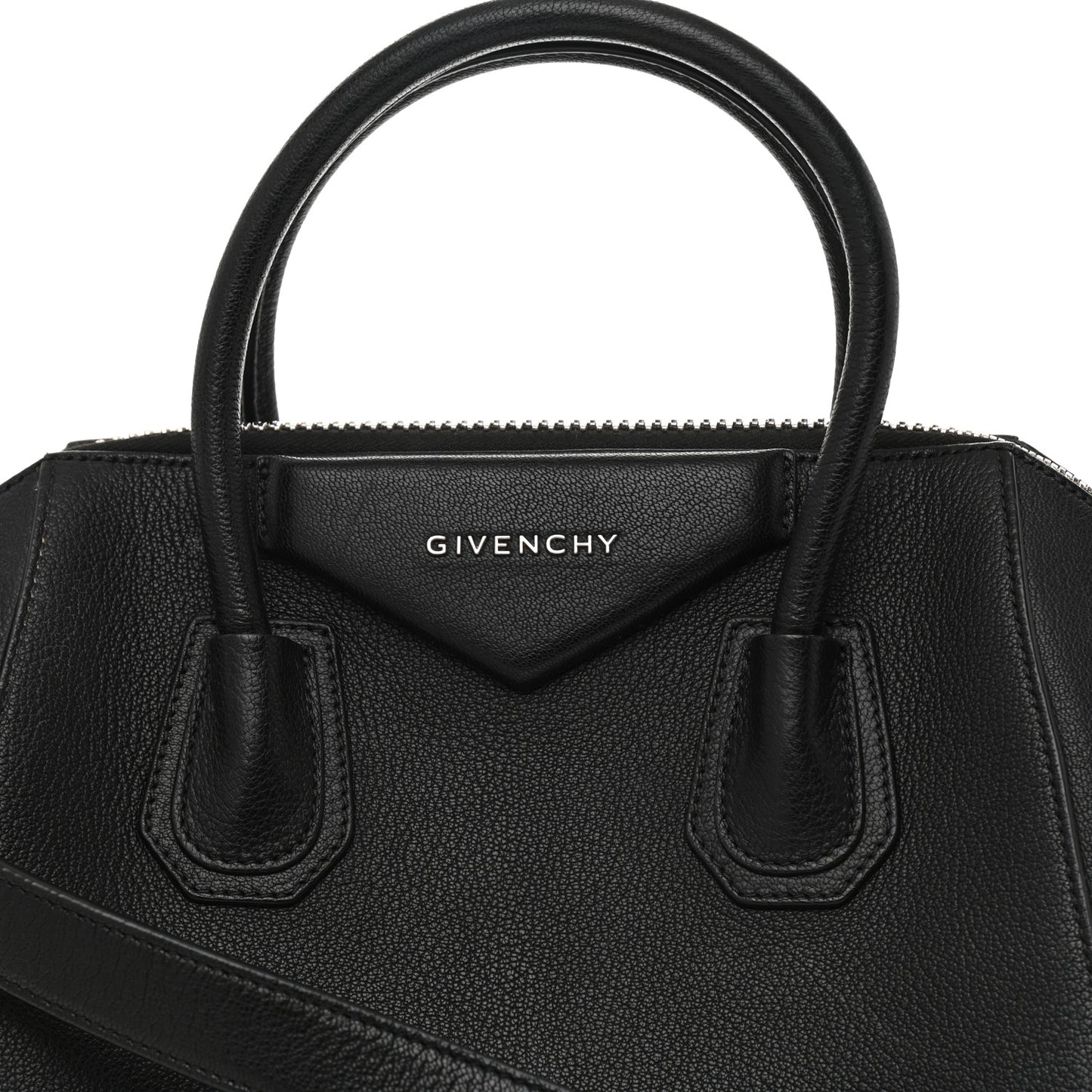Sugar Goatskin Small Antigona Black