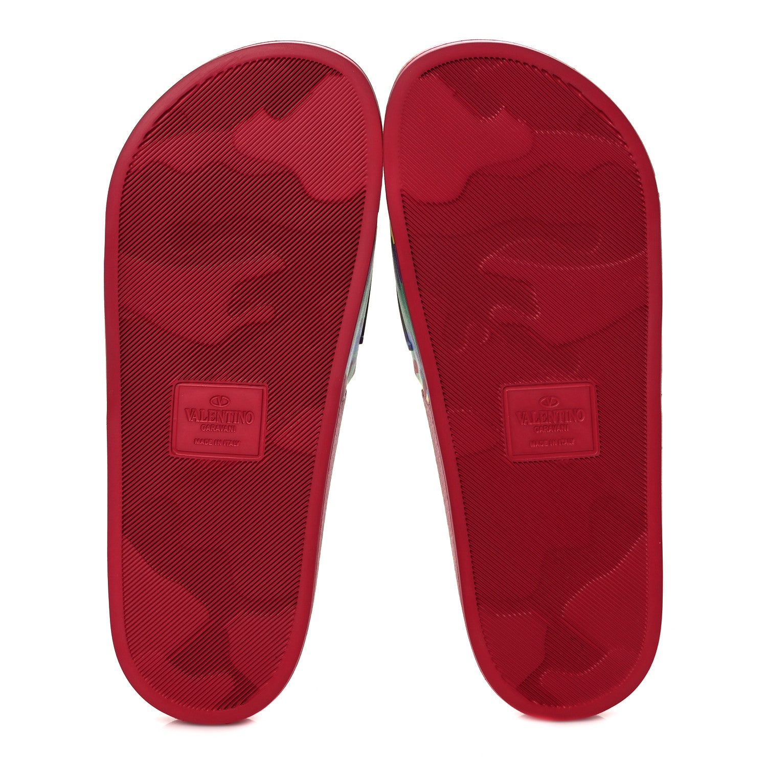 Valentino Garavani Rubber Mens VLTN Pool Slide Sandals 40 Blossom 5 of 9