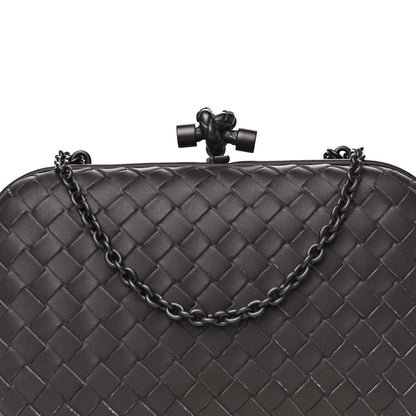 Bottega Veneta Nappa Intrecciato Chain Knot Clutch Quetsche 7 of 10