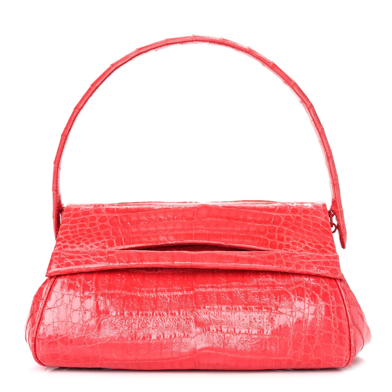 Nancy Gonzalez Crocodile Shoulder Bag Red 1 of 8
