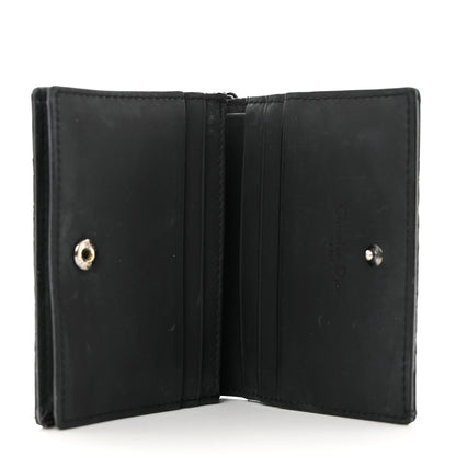 Christian Dior Ultra Matte Calfskin Small Lady Dior Flap Card Holder Black 5 of 8