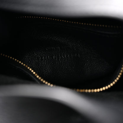 Saint Laurent Smooth Calfskin Small Le 5 A 7 Soft Hobo  Black 7 of 11