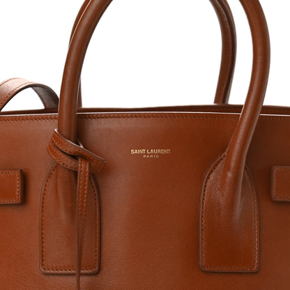 Saint Laurent Calfskin Small Sac De Jour Cognac 7 of 11