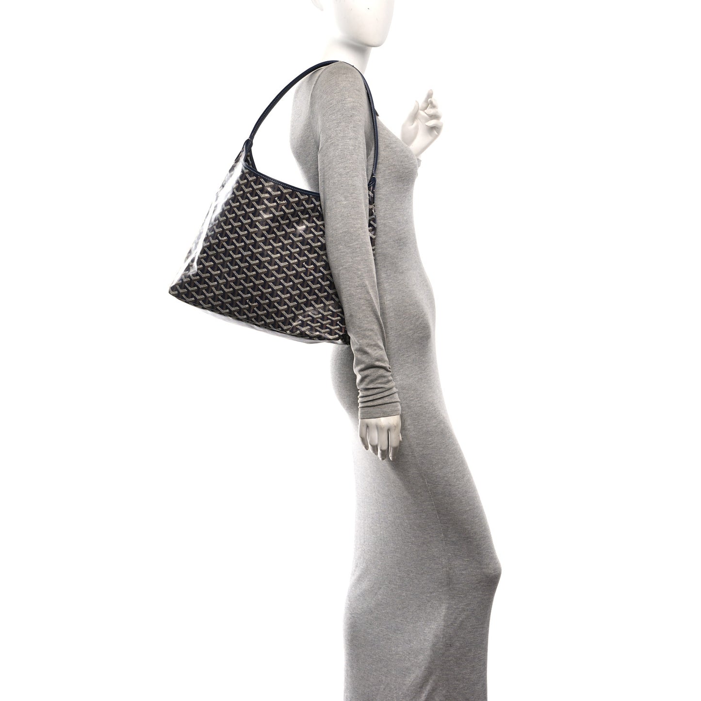 Goyardine Boheme Hobo Navy Blue