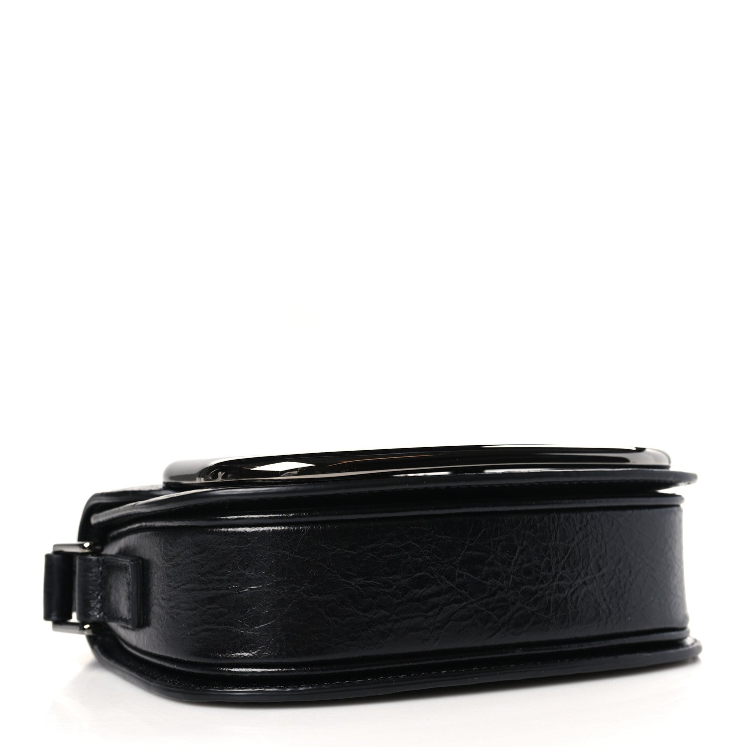 Valentino Garavani Brushed Calfskin Small Supervee Crossbody Bag Black 4 of 8
