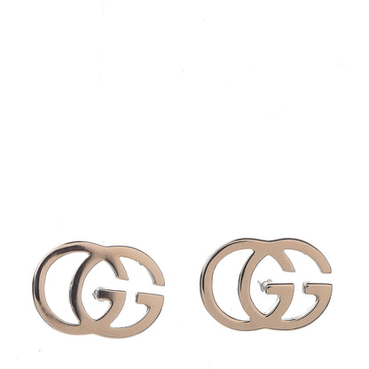 Gucci 18K Yellow Gold GG Tissue Stud Earrings 1 of 4