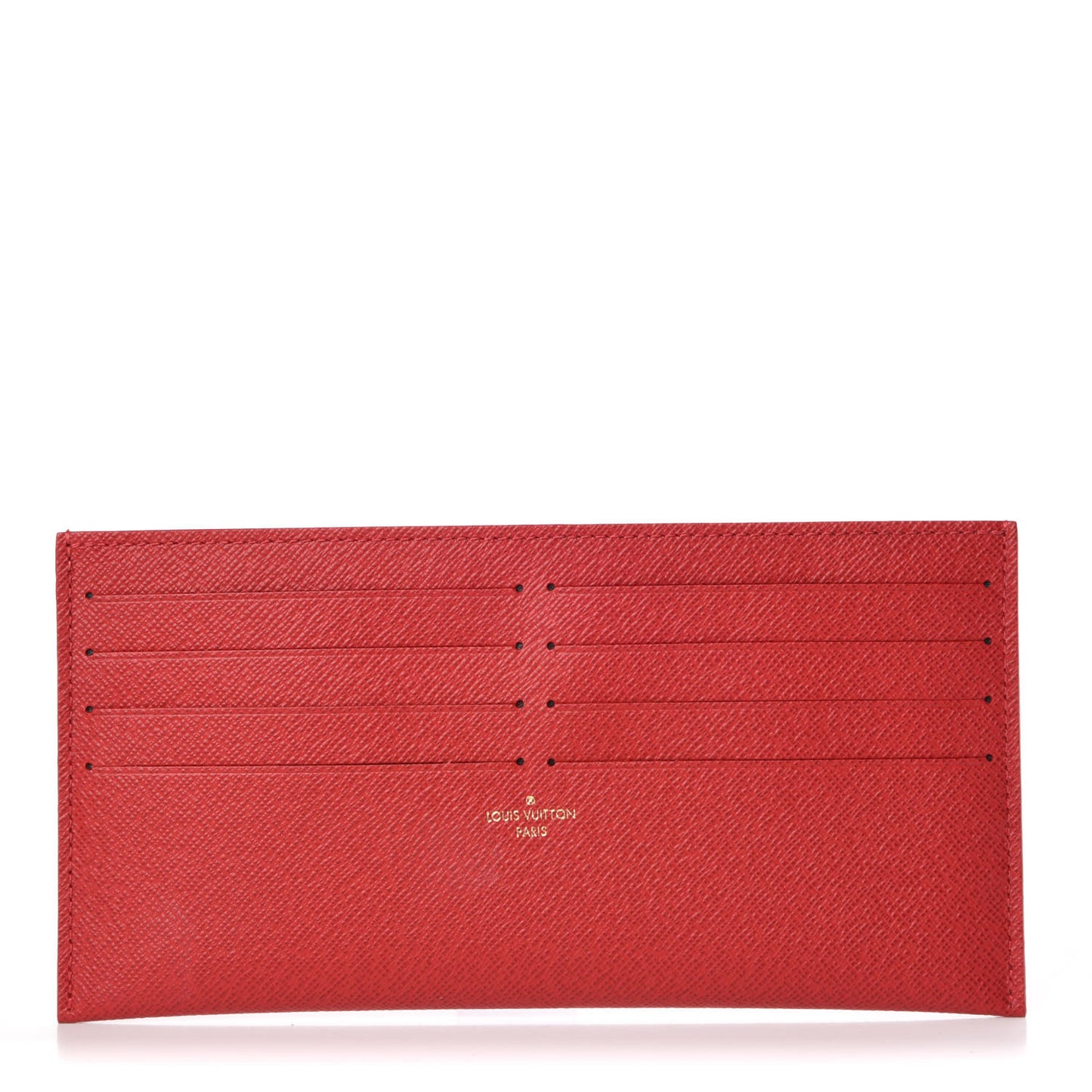 Calfskin Felicie Card Holder Insert Cherry