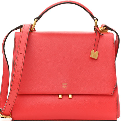 MCM Saffiano Top Handle Crossbody 7 of 12