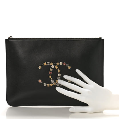Chanel Lambskin Lucky Charms Pouch Black 2 of 9