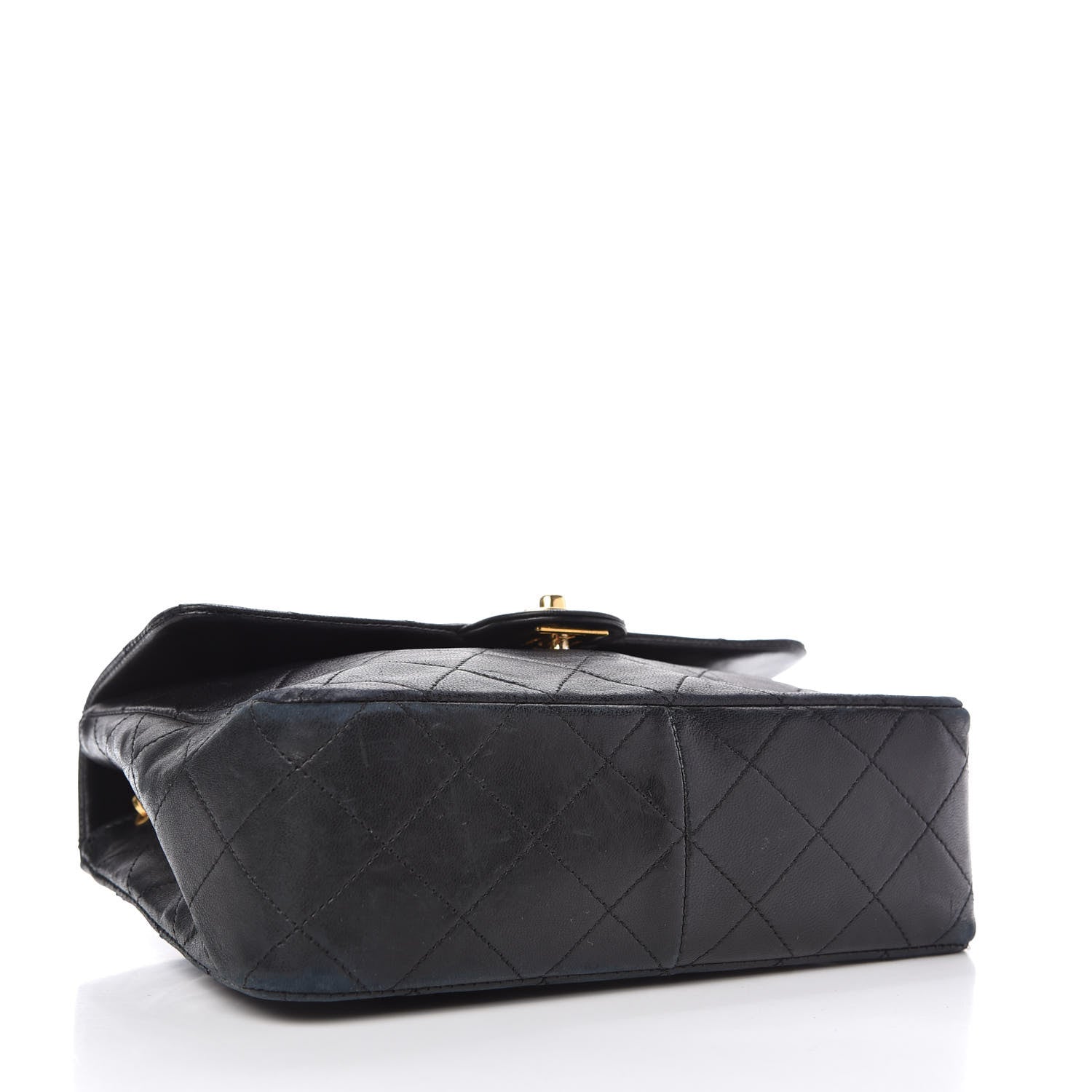 Chanel Lambskin Quilted Mini Square Flap Black 4 of 11
