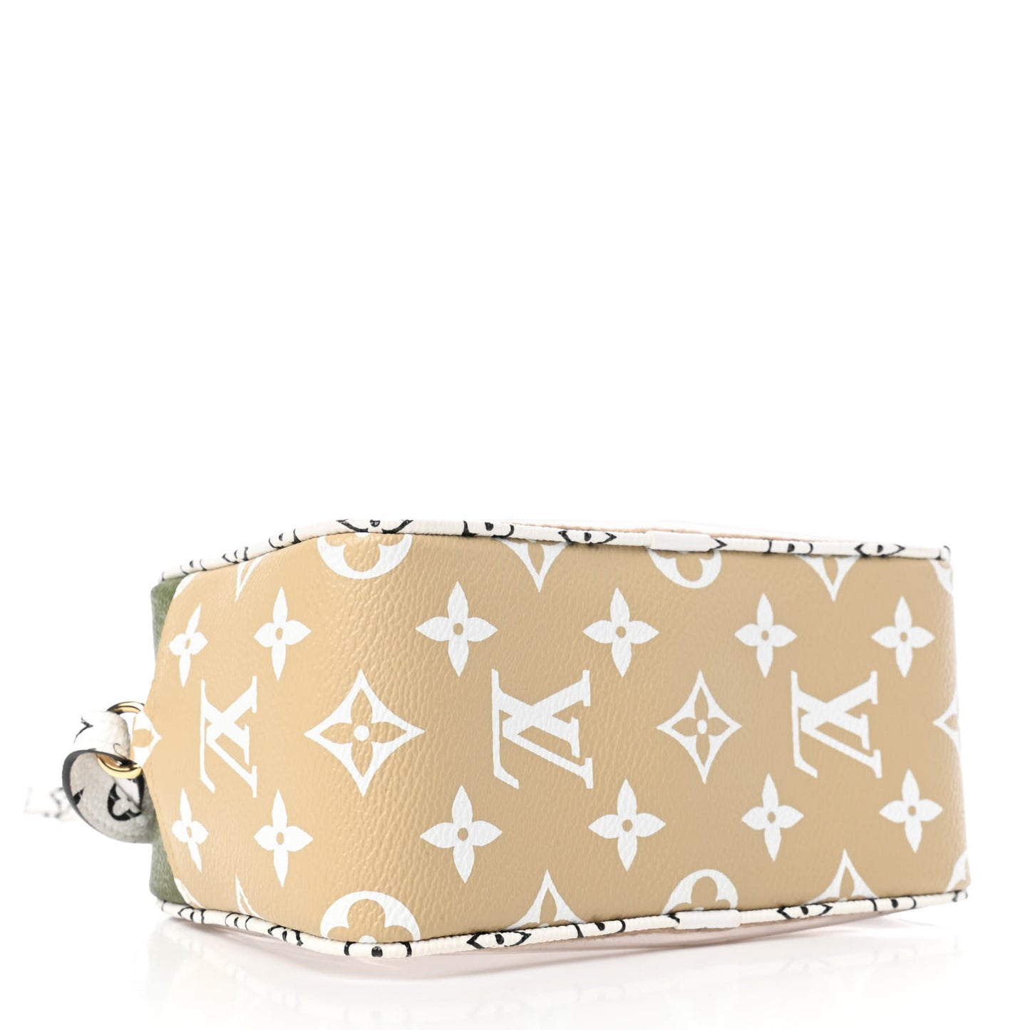 Monogram Giant Beach Pouch Kaki