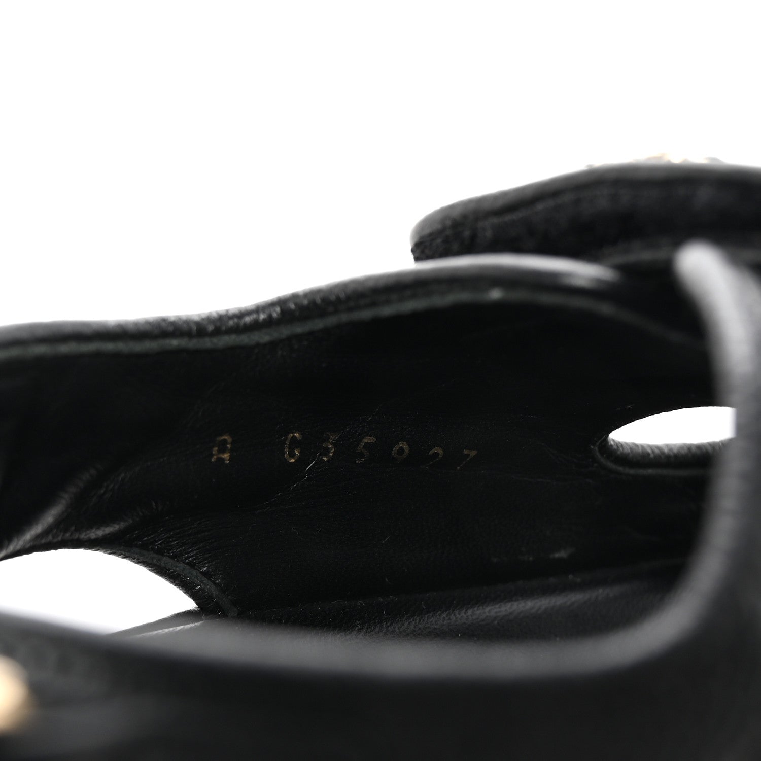 Chanel Grained Calfskin Velcro Dad Sandals 38 Black 9 of 10