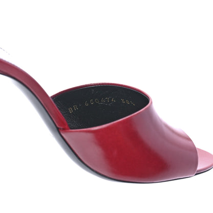 Saint Laurent Lambskin Sexy 95mm Pumps 38.5 Opyum Red 8 of 8