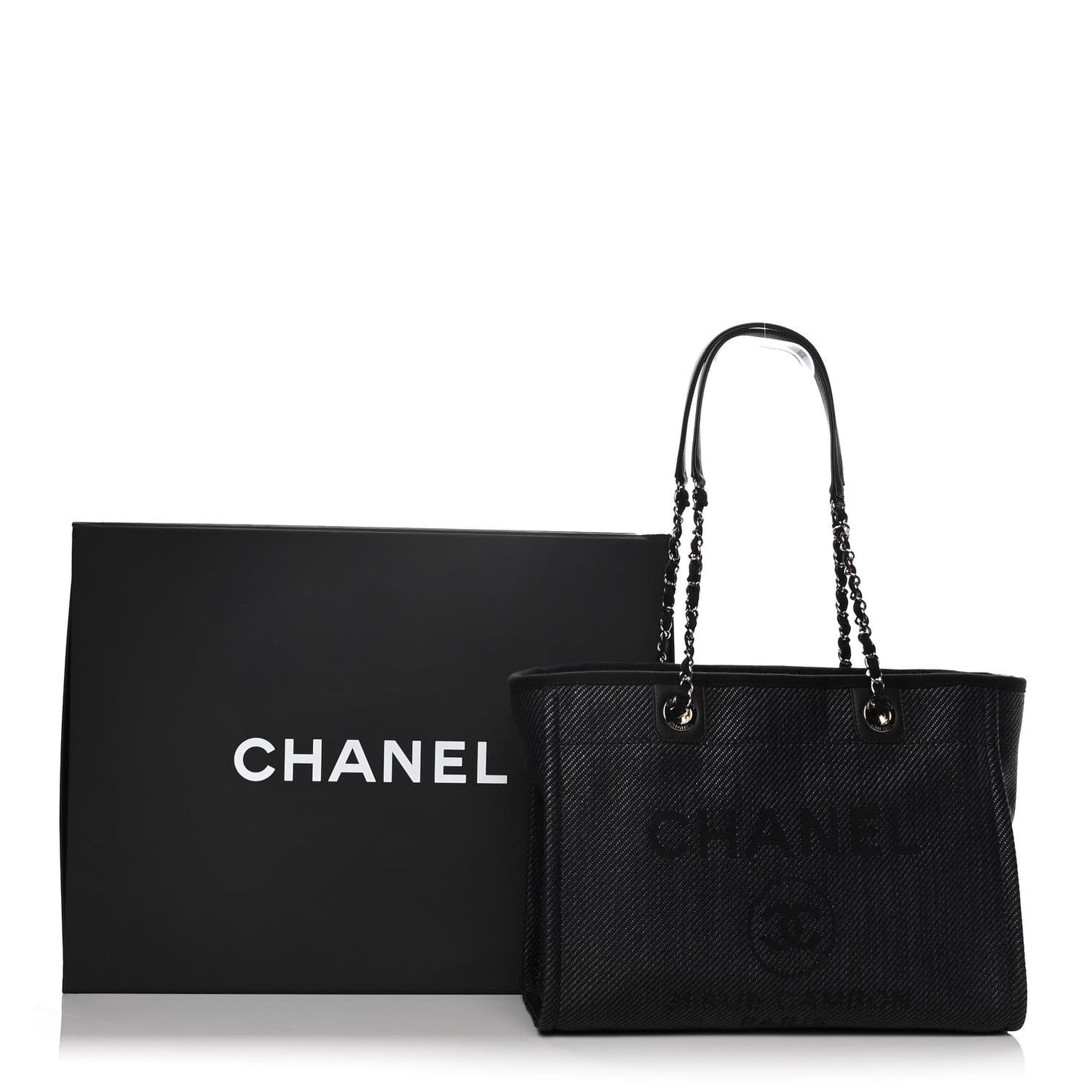 Mixed Fibers Small Deauville Tote Black