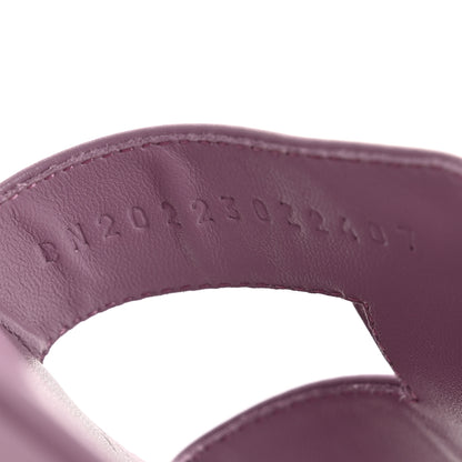 Hermes Calfskin Oran Sandals 40 Bruyère 9 of 9