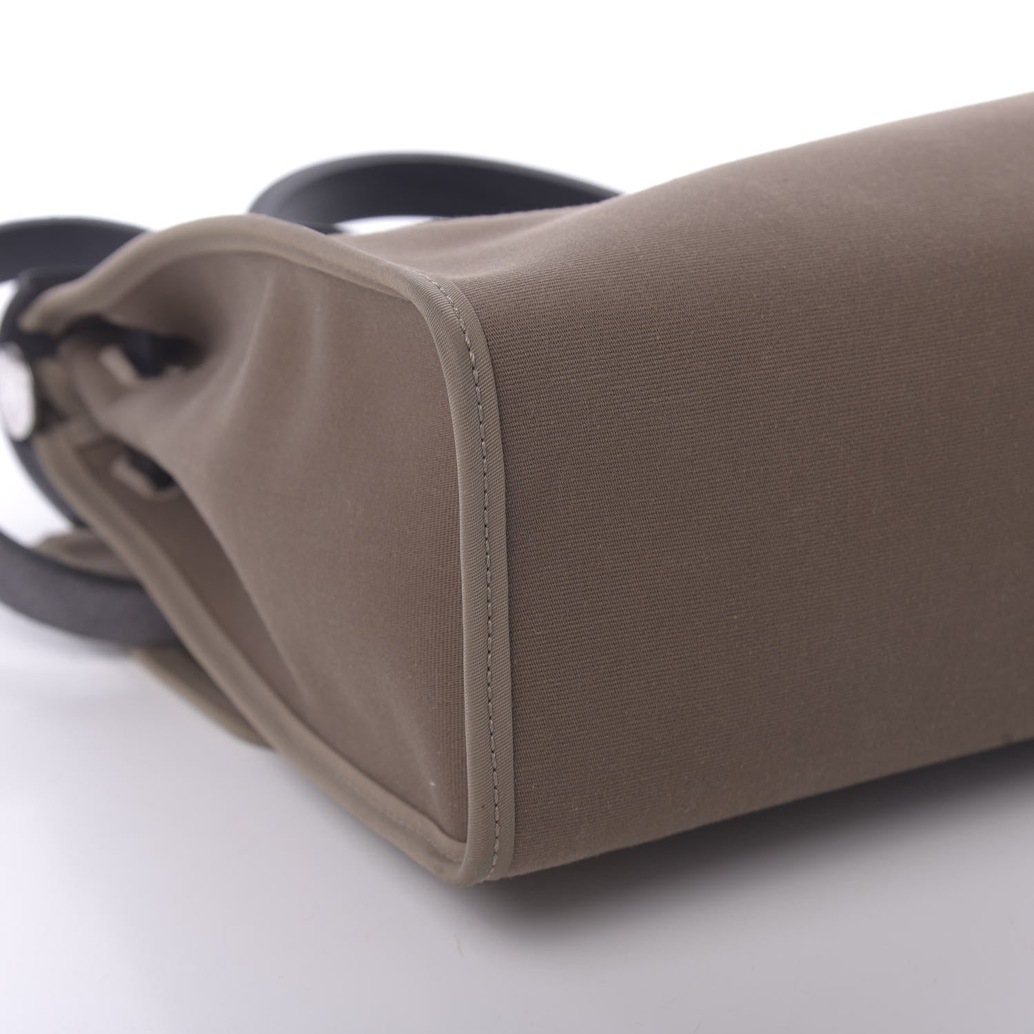 Hermes Vache Hunter Toile Herbag Zip 31 PM Etoupe Bleu Saphir 6 of 9