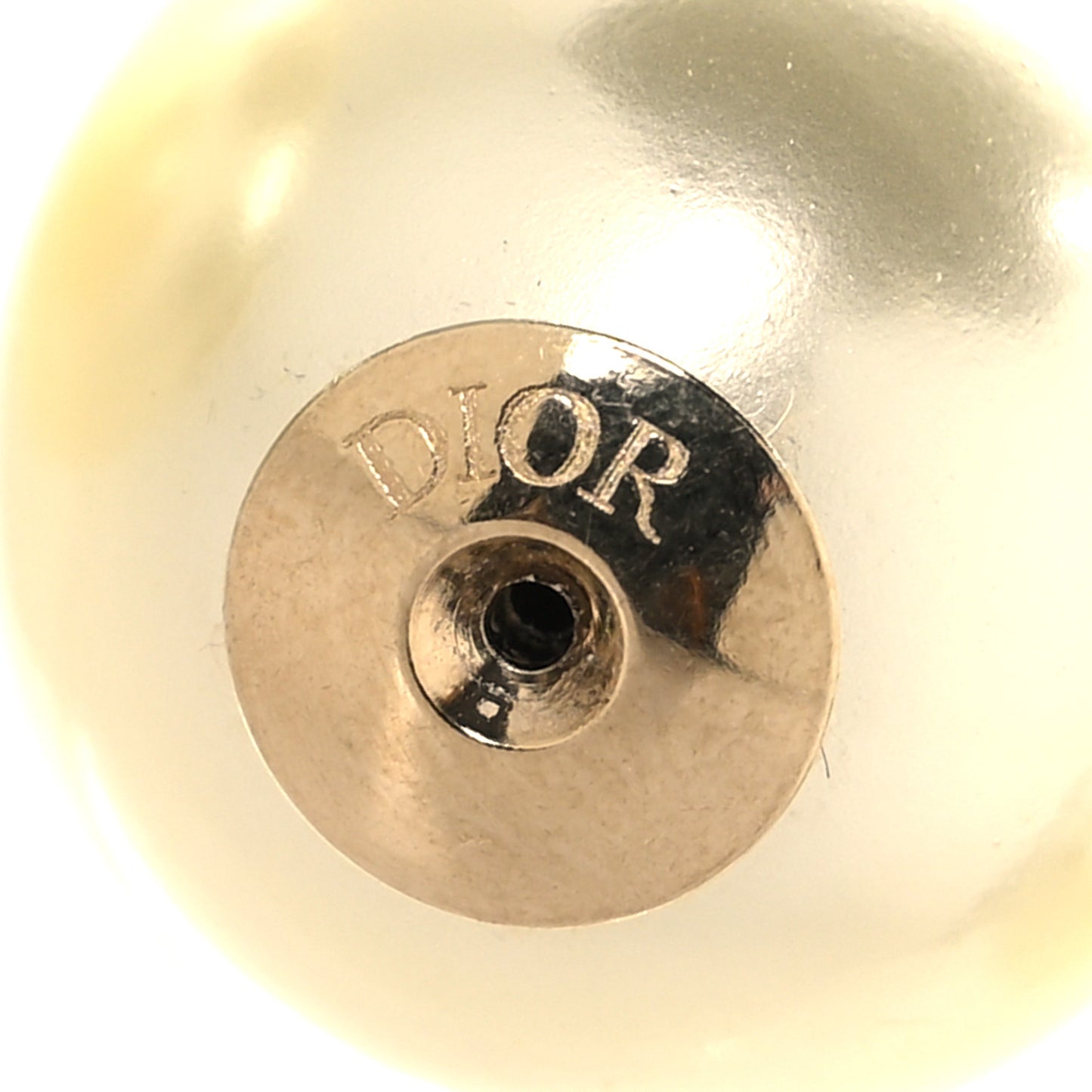 Pearl Mise En Dior Tribal Earrings Gold