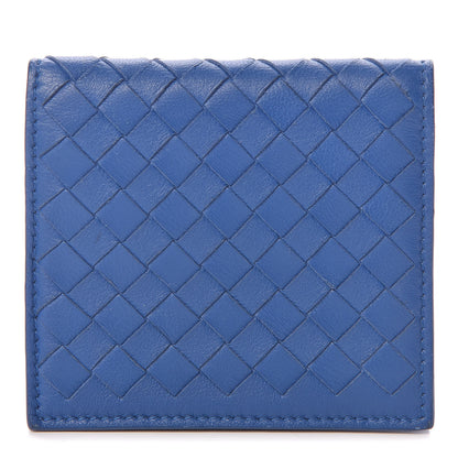 Bottega Veneta Nappa Intrecciato Card Holder Blue 1 of 8