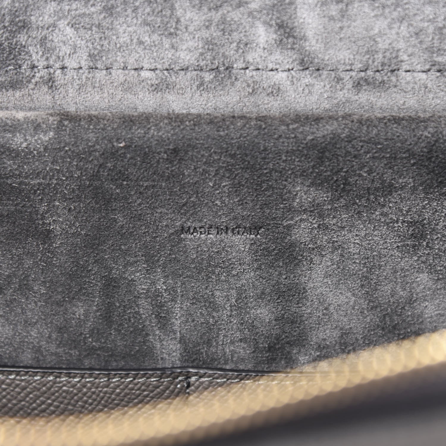 Celine Grained Calfskin Mini Belt Bag Grey 6 of 10
