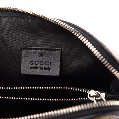 Gucci X SEGA Calfskin GUCCY Stars Mini Dome Shoulder Bag Black Gold 6 of 11