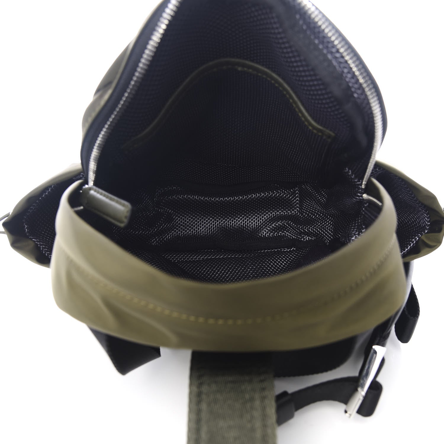 MCM Nylon Jemison Crossbody Loden Green 4 of 8