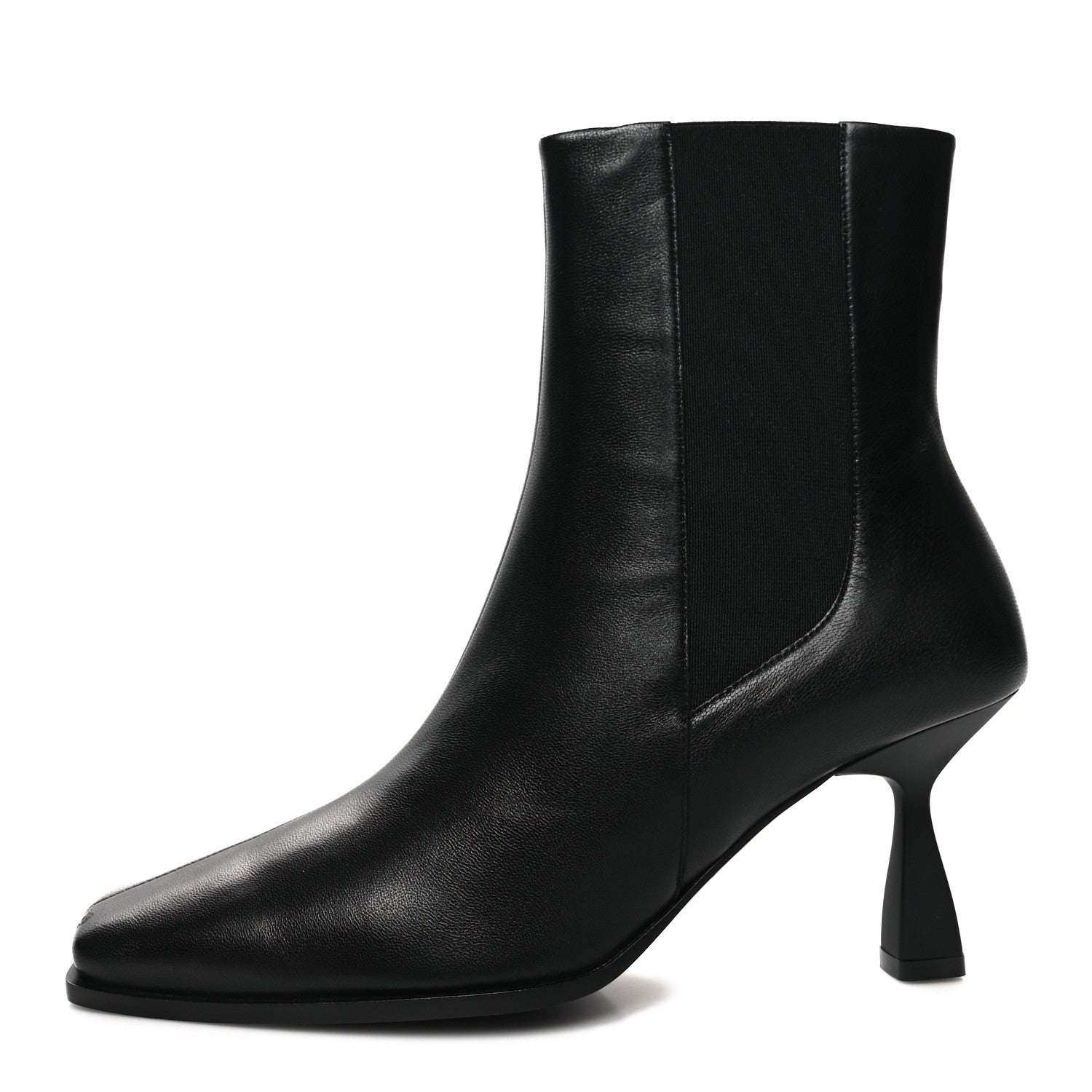 Hermes Nappa Gill 75 Ankle Boots 38 Black 1 of 9