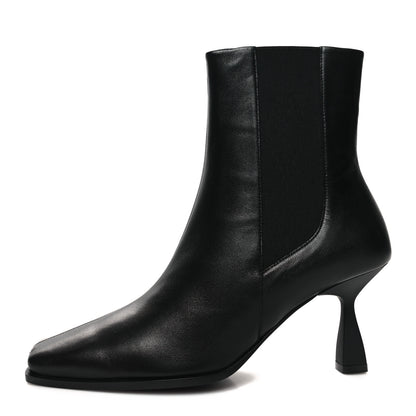 Hermes Nappa Gill 75 Ankle Boots 38 Black 1 of 9