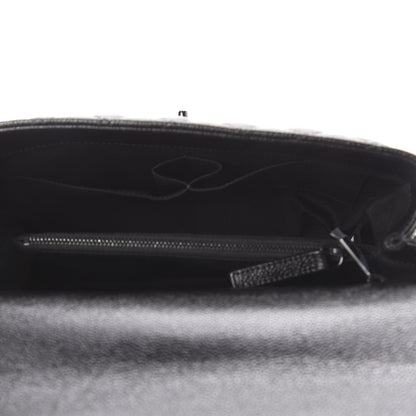 Chanel Caviar Quilted Small Coco Handle Flap So Black 6 of 12