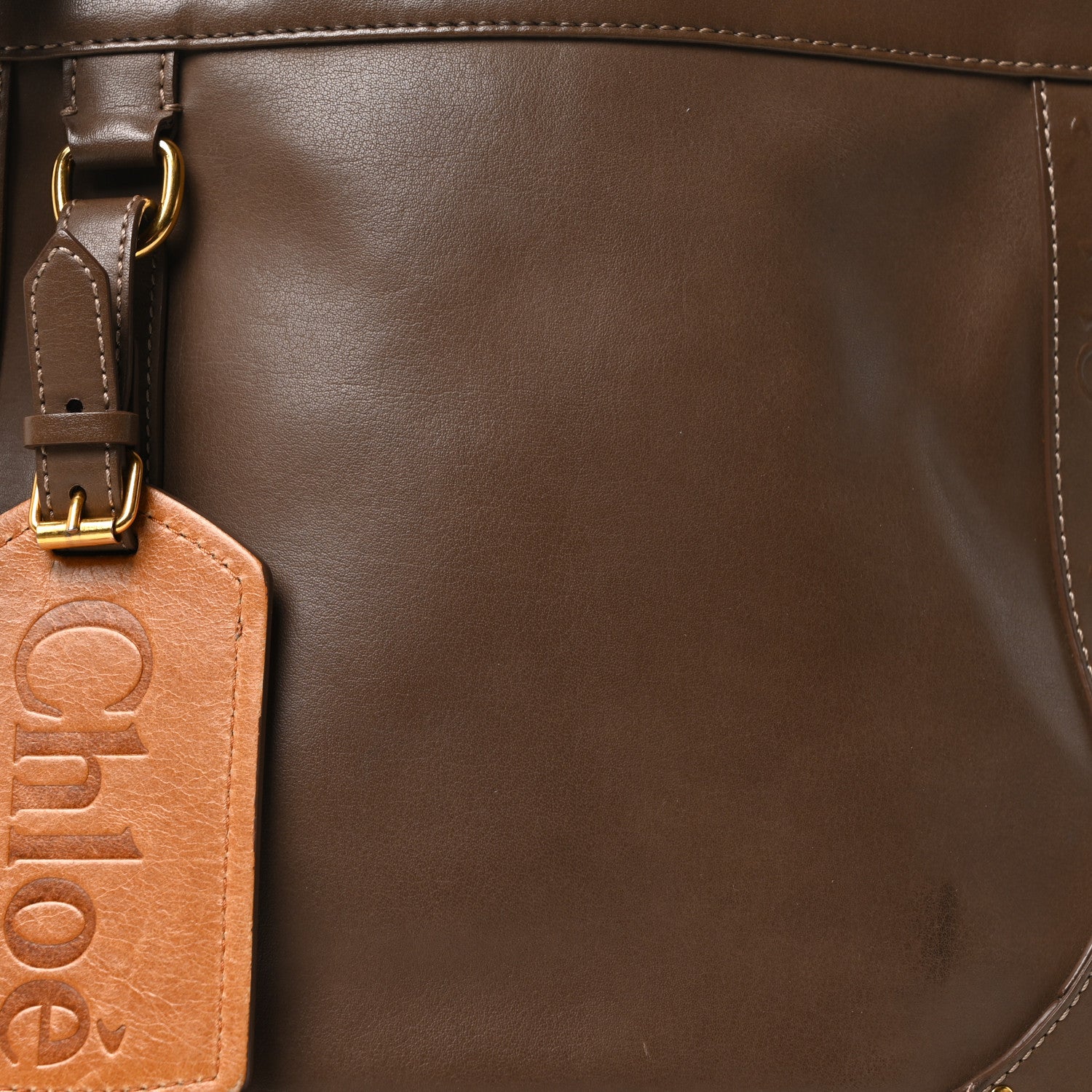 Chloe Calfskin Eden Crossbody Brown 8 of 10