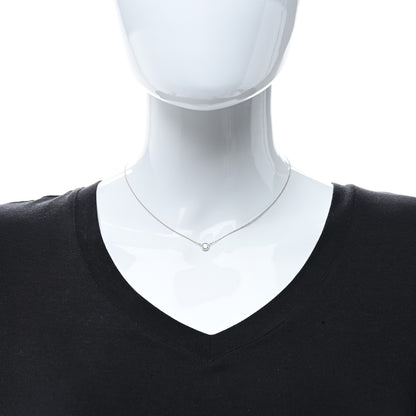 Tiffany Platinum Diamond .40ct Elsa Peretti Diamonds by the Yard Pendant Necklace 3 of 5