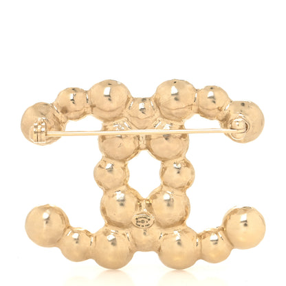 Chanel Pearl CC Brooch Gold 2 of 3