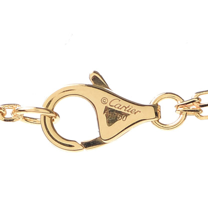 Cartier 18K Yellow Gold 2 Diamond LOVE Necklace 5 of 6